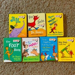 8 Dr Seuss classic books made small and sturdy